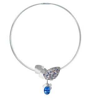 AGTA Spectrum award winning sapphire necklace by Patrick King - Jewelsmith Durham NC