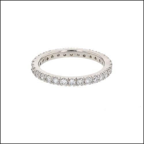 french cut diamond eternity band