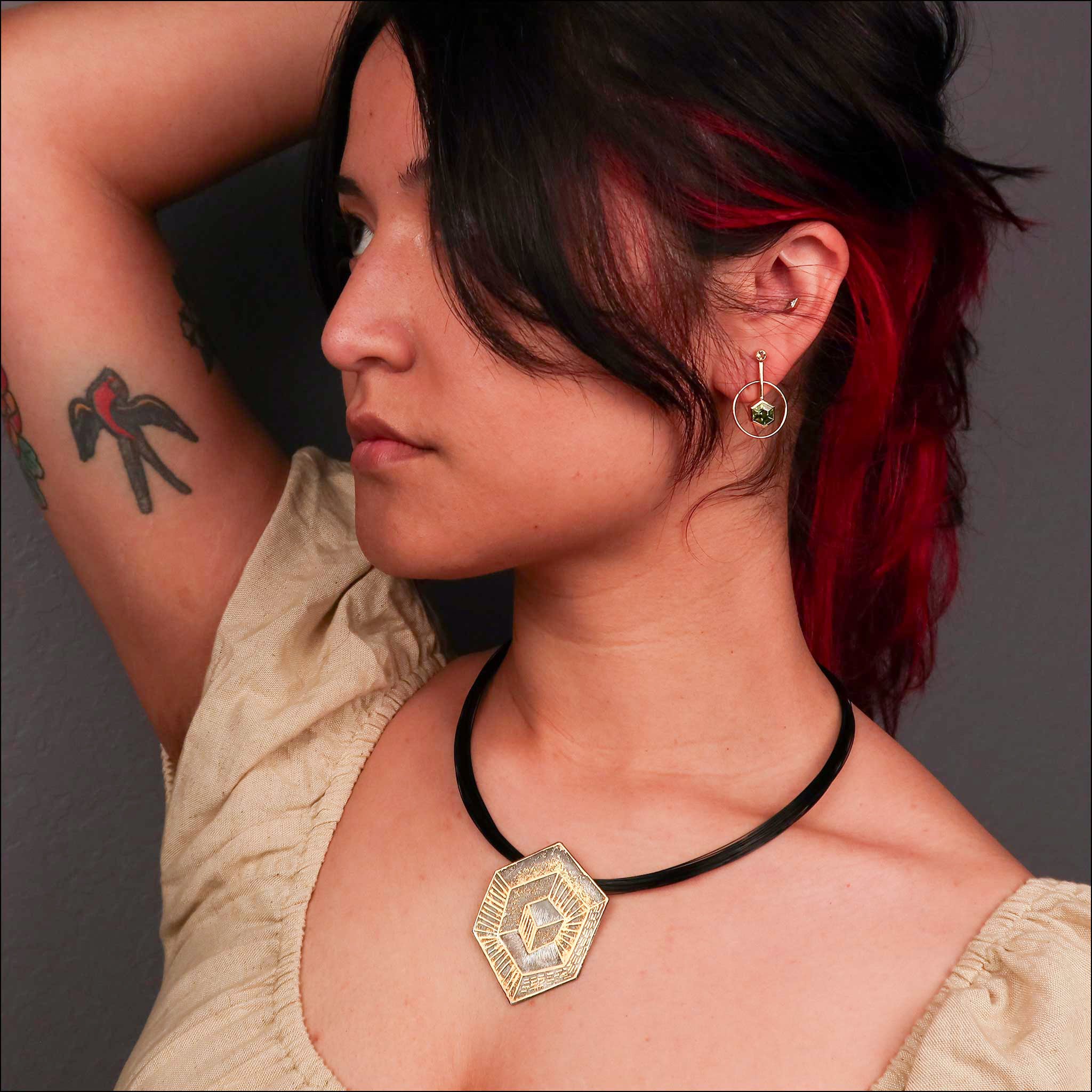 Mirage of Light Pendant Sterling Silver 24KY model