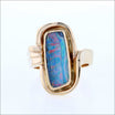 Boulder Opal Ring 14KY (Consignment) - JewelsmithRings