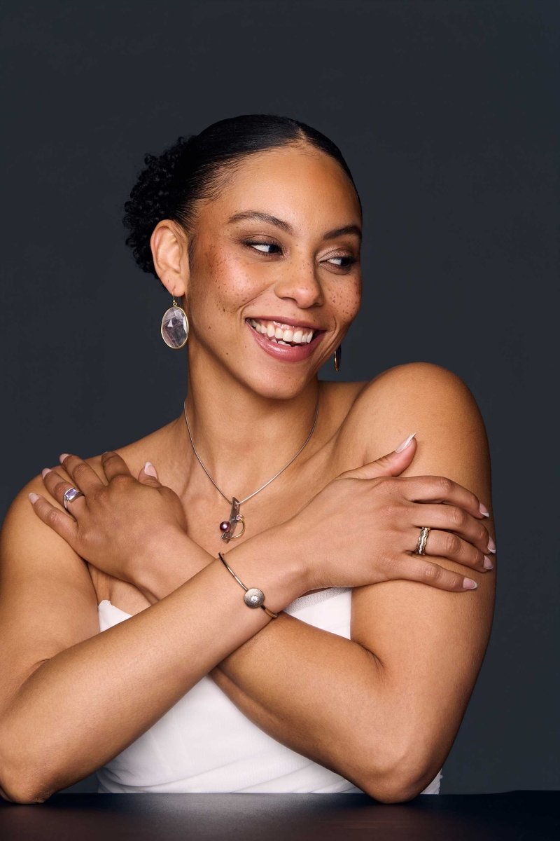 Cushion Cut Lavender Sapphire and Diamond Bypass Ring Platinum - Jewelsmith - Durham NC - Handcrafted - Rings