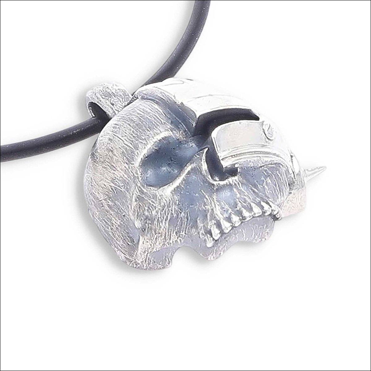 Cyber Skull Pendant Sterling Silver - JewelsmithPendants