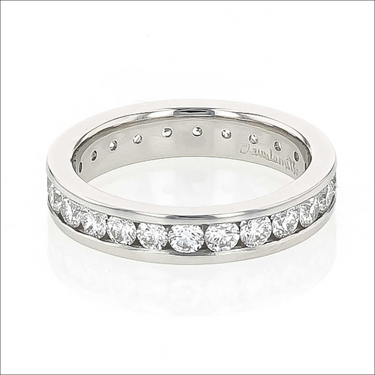 Diamond Eternity Channel Set Band Platinum (Consignment) - JewelsmithBands