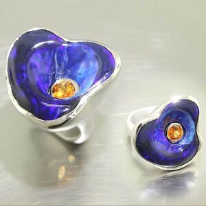 Spectrum Award winning freeform opal ring — Jewelsmith Durham NC
