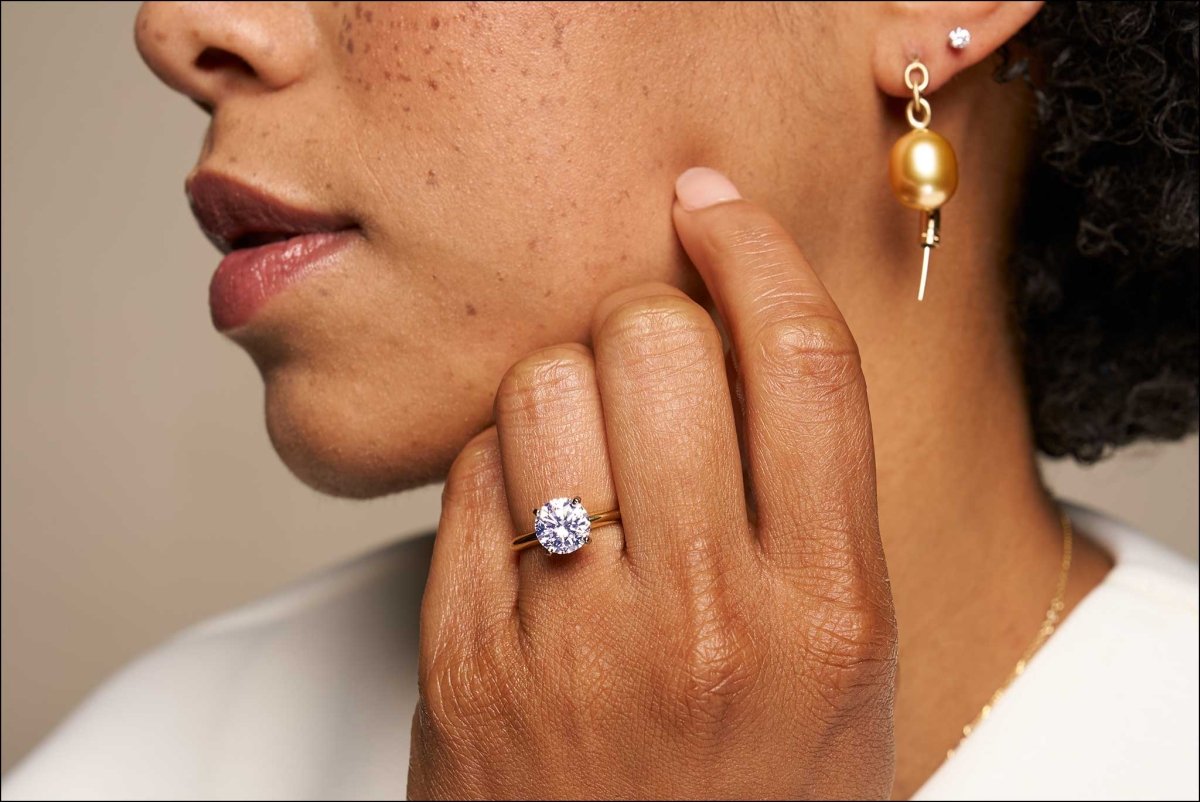 Golden South Sea Pearl Threader Earrings 18KY - JewelsmithEarrings