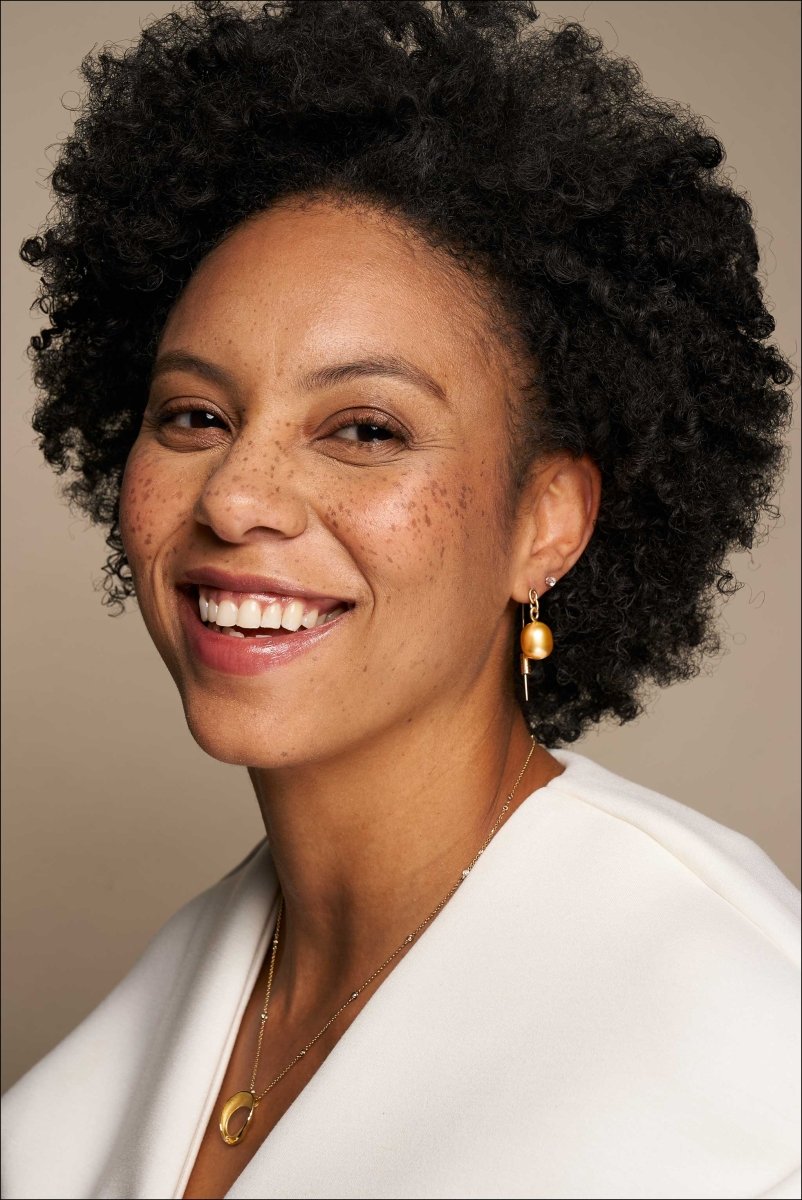 Golden South Sea Pearl Threader Earrings 18KY - JewelsmithEarrings