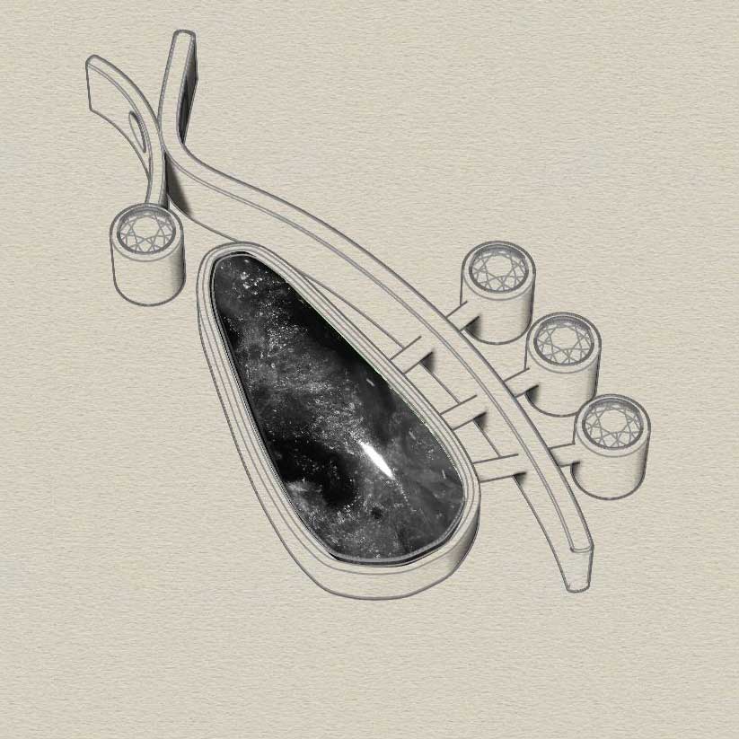 drawing of pendant