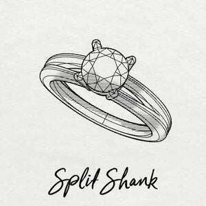 drawing of split shank style