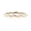 Wavy Band Stacking Ring 14KW (Consignment) - JewelsmithBands