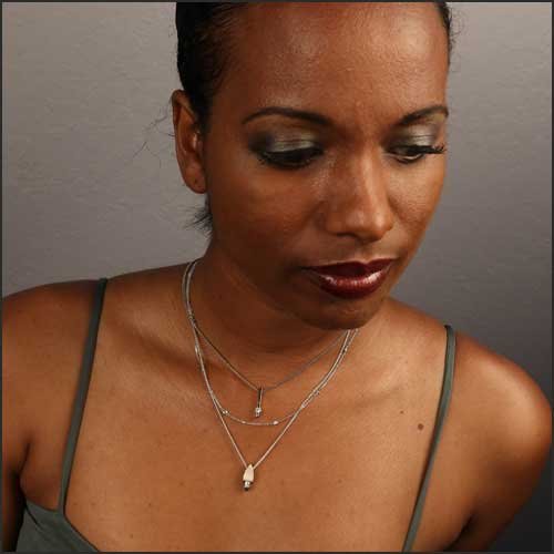 0.30cttw Diamonds-By-The-Yard Necklace 14KW 18" - JewelsmithNecklaces