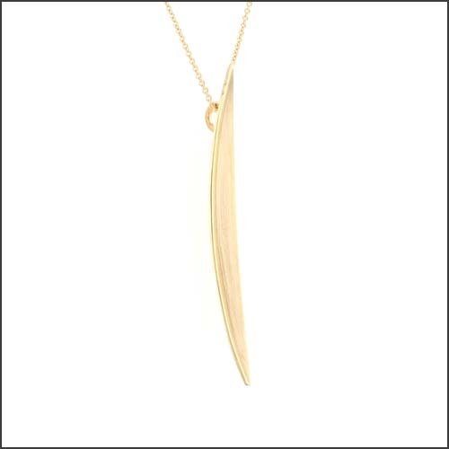 Canoe Pendant 18KY - JewelsmithPendants