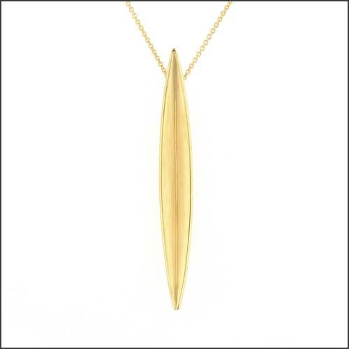 Canoe Pendant 18KY - JewelsmithPendants