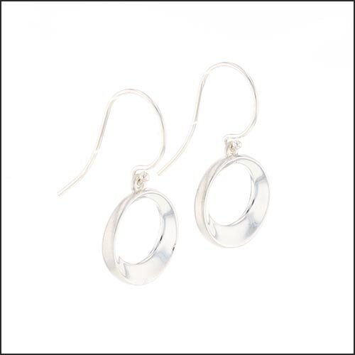 Circle "Shapes" Earrings Sterling Silver - JewelsmithEarrings