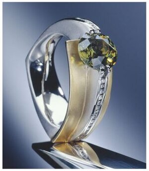 AGTA Spectrum award winning ring by Phillip Dismuke - Jewelsmith, Durham NC