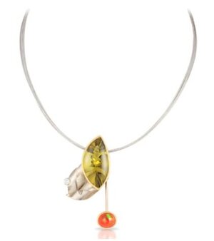 AGTA Spectrum award winning necklace by Patrick King - Jewelsmith, Durham NC