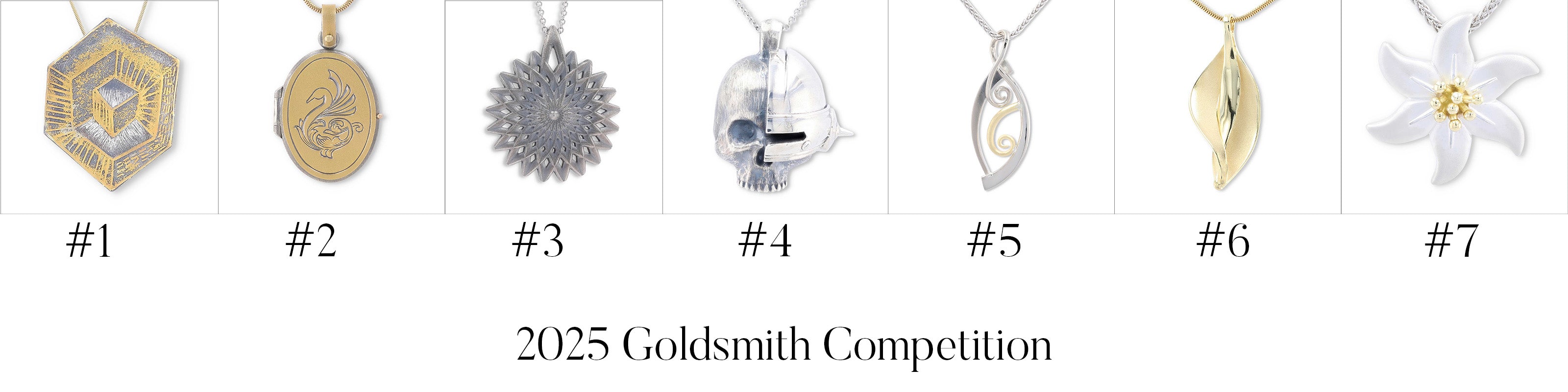 goldsmith competition pendants