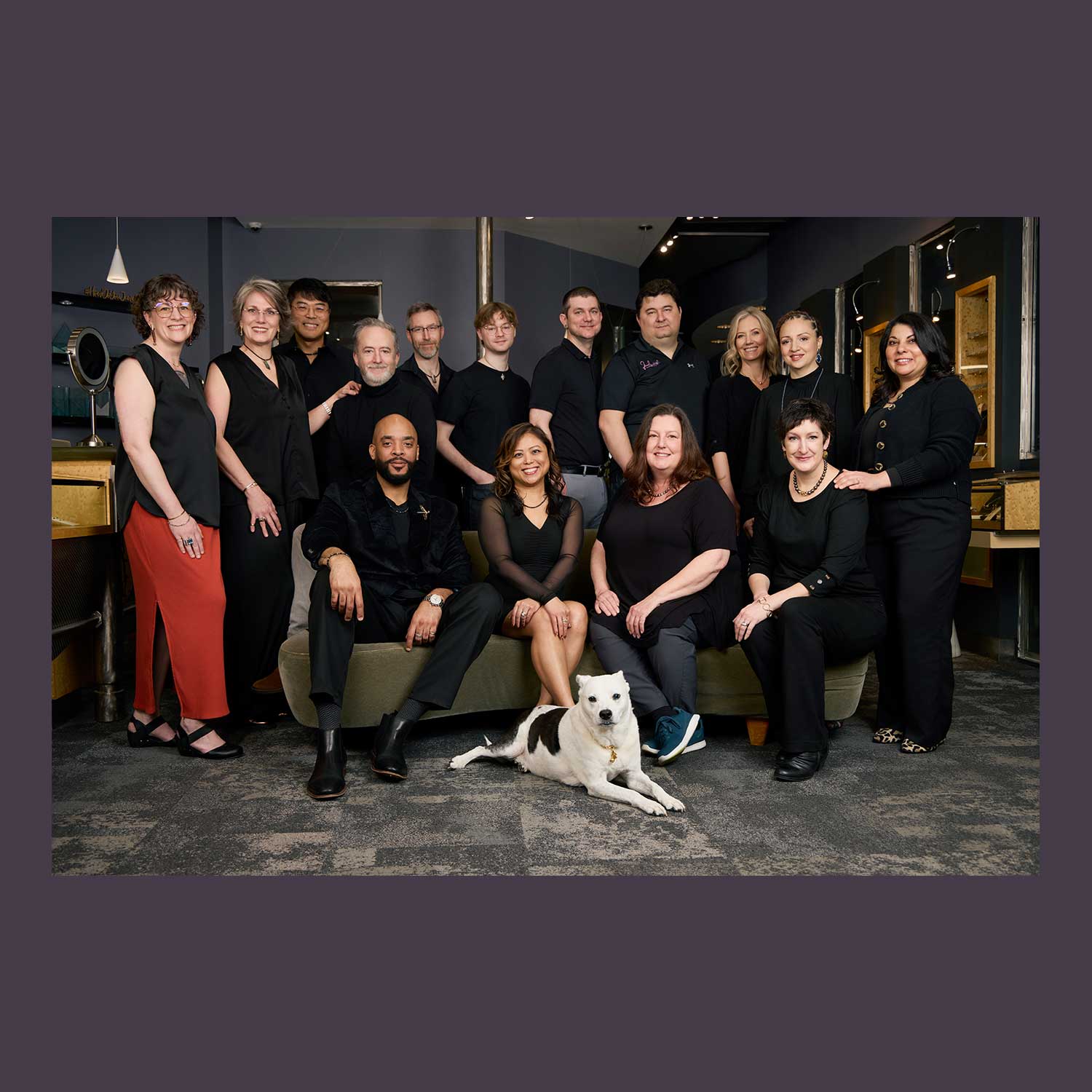 Jewelsmith Team Durham NC square on dark purple backgrounf