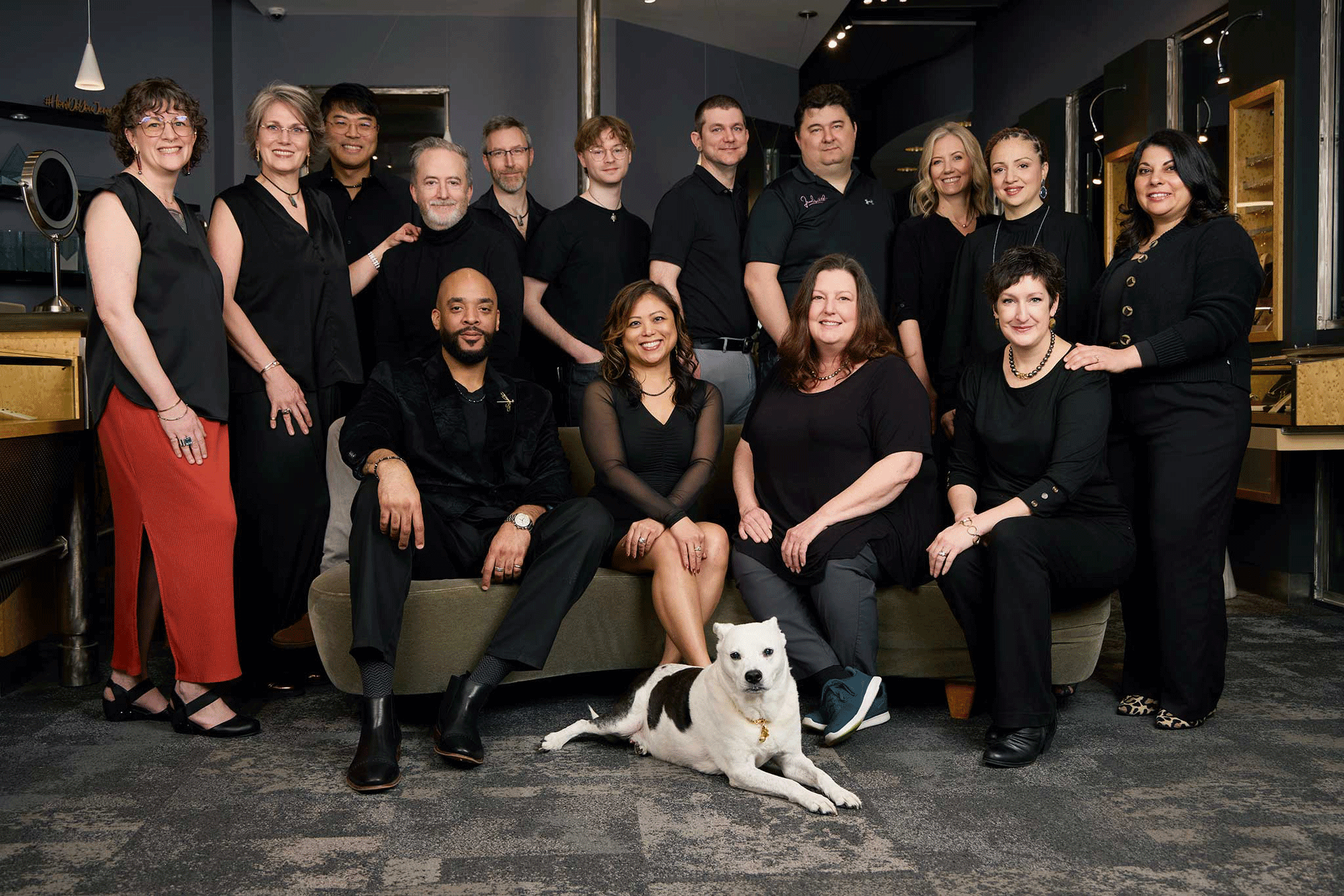 Jewelsmith Team serious and silly alternating in Durham, NC