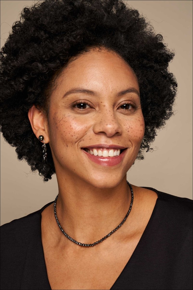 Black Diamond Briolette Cluster Earring Jackets 18KW (Consignment) - JewelsmithEarrings