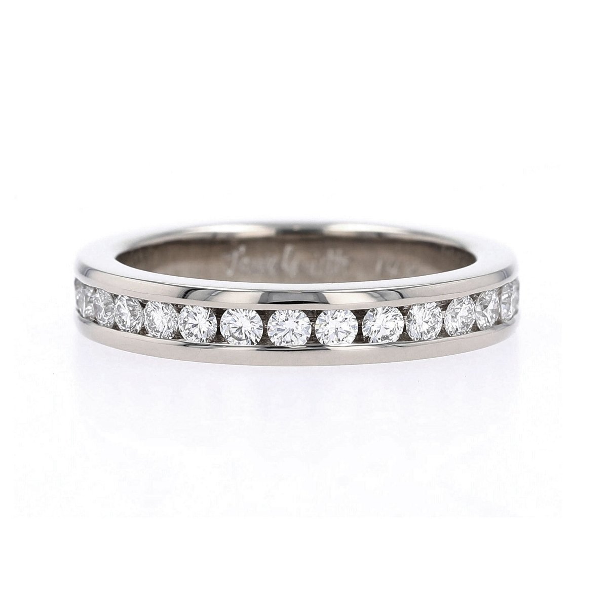 Diamond 0.99cttw Channel Set Eternity Band 14KW - JewelsmithBands