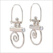 Diamond "Parts" Earrings 14KW - JewelsmithEarrings