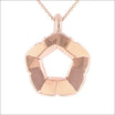 "Eno Collection" Mountain Laurel Pendant 14K Rose - JewelsmithPendants