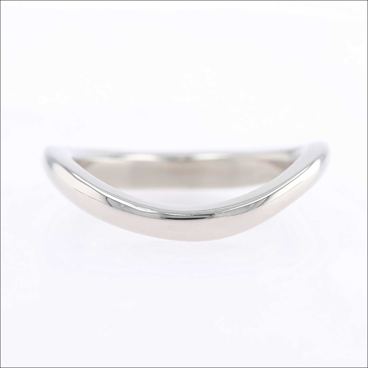 Fitted Curved Band 18KW (Nickel) - JewelsmithBands