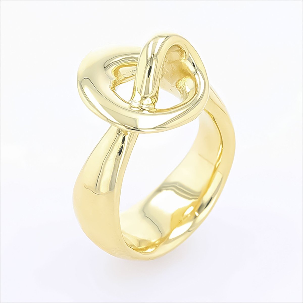 Organic Swirl Ring 18KY - JewelsmithRings