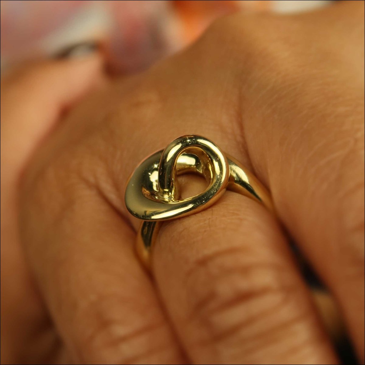 Organic Swirl Ring 18KY - JewelsmithRings