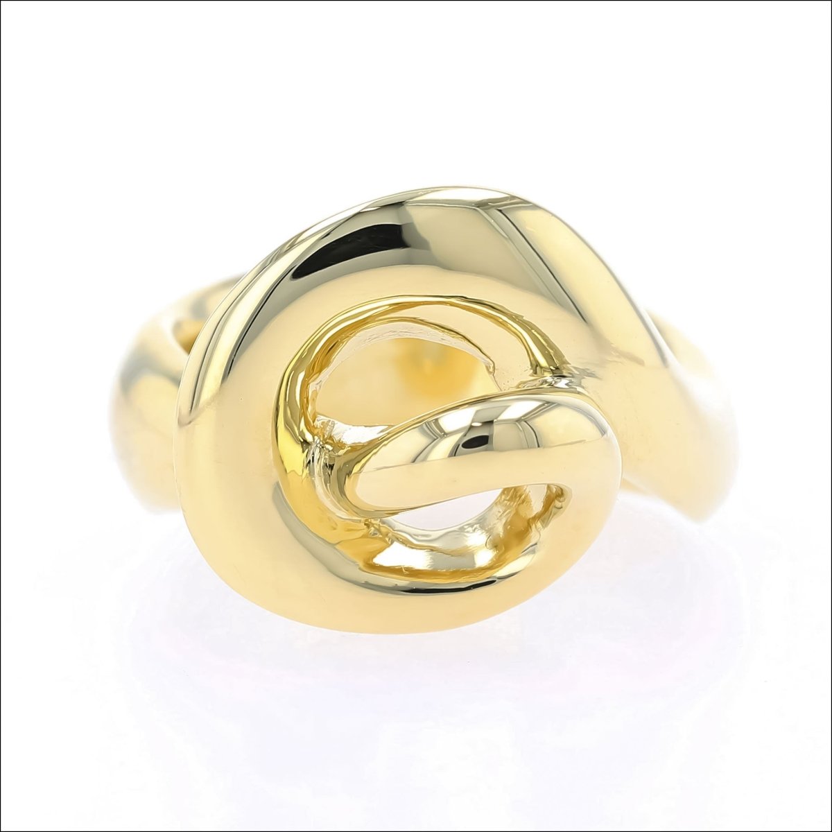 Organic Swirl Ring 18KY - JewelsmithRings