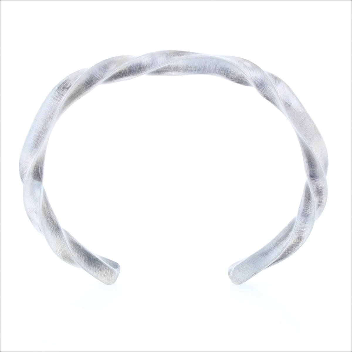 Twist Cuff Bracelet Sterling Silver - JewelsmithBracelets