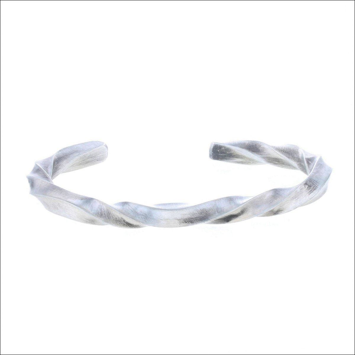 Twist Cuff Bracelet Sterling Silver - JewelsmithBracelets