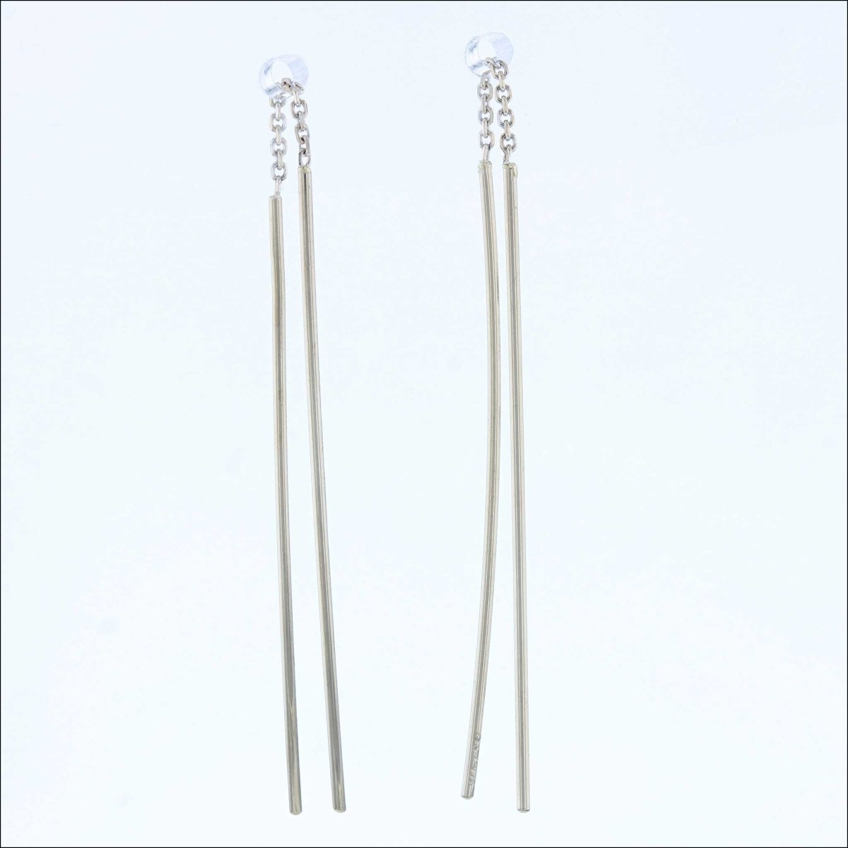 Wire Threader Earrings 14KW - JewelsmithEarrings