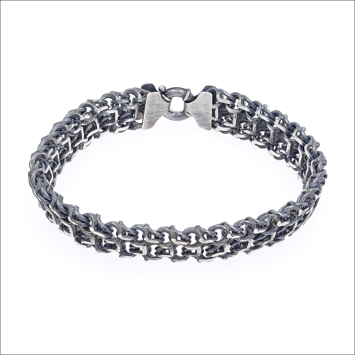 Woven Link Bracelet Sterling Silver - JewelsmithBracelets