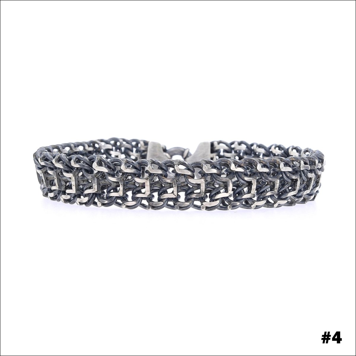 Woven Link Bracelet Sterling Silver - JewelsmithBracelets