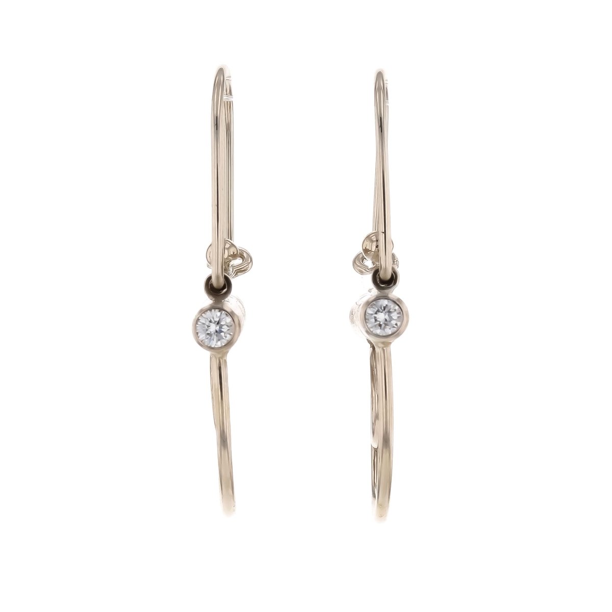 Diamond "Parts" Earrings 14KW - JewelsmithEarrings