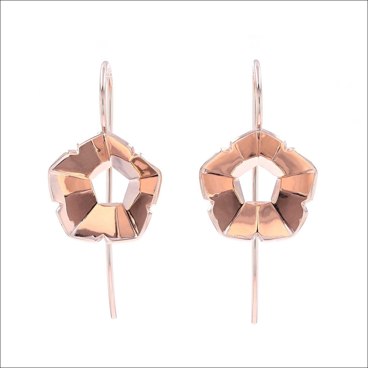 "Eno Collection" Mountain Laurel Earrings 14K Rose - JewelsmithEarrings