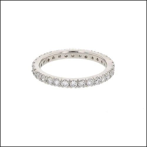 French Cut Eternity Band Customizable in 3D - Jewelsmith