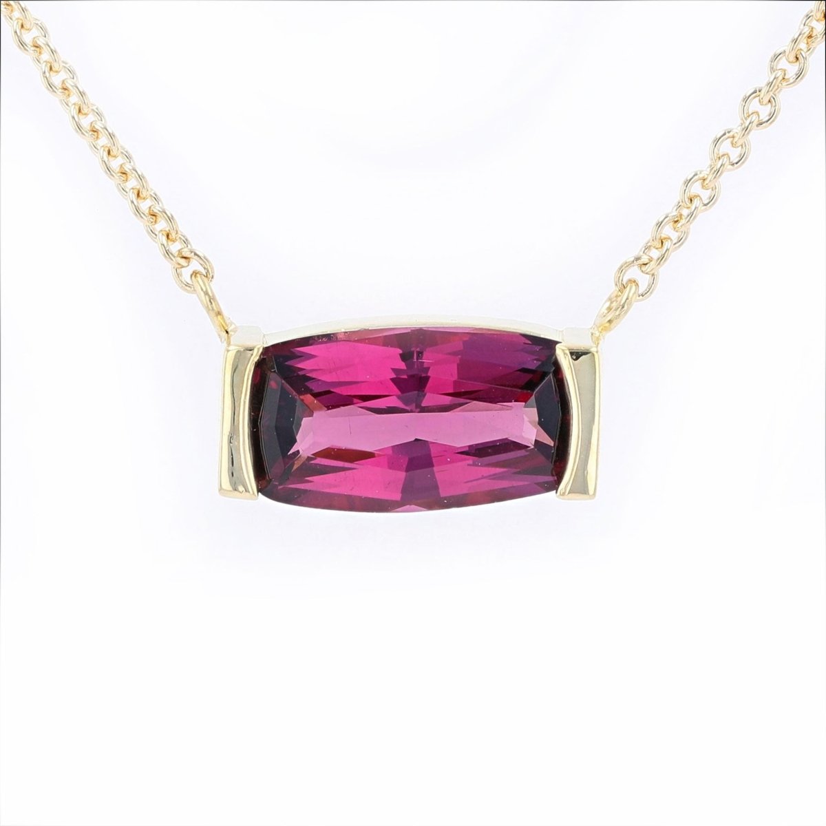 Stunning Gem Quality Pink Rhodolite selling Garnet Faceted Rondelle Gemstone Necklace