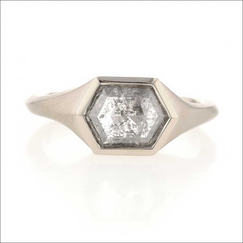 Designer Platinum Diamond Lock Key Ring for Women JL PT LC885 VVS GH