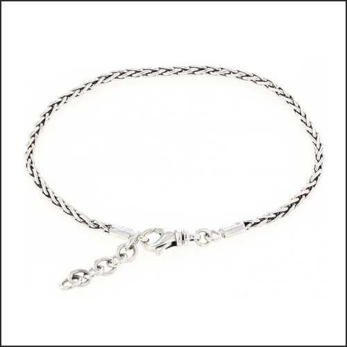 Spiga Oxidized Adjustable Length Bracelet Sterling Silver - JewelsmithBracelets