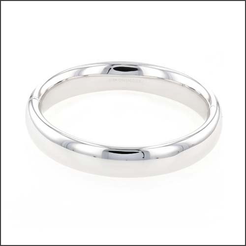 Wide Hinged Bangle Bracelet Sterling Silver - JewelsmithBracelets